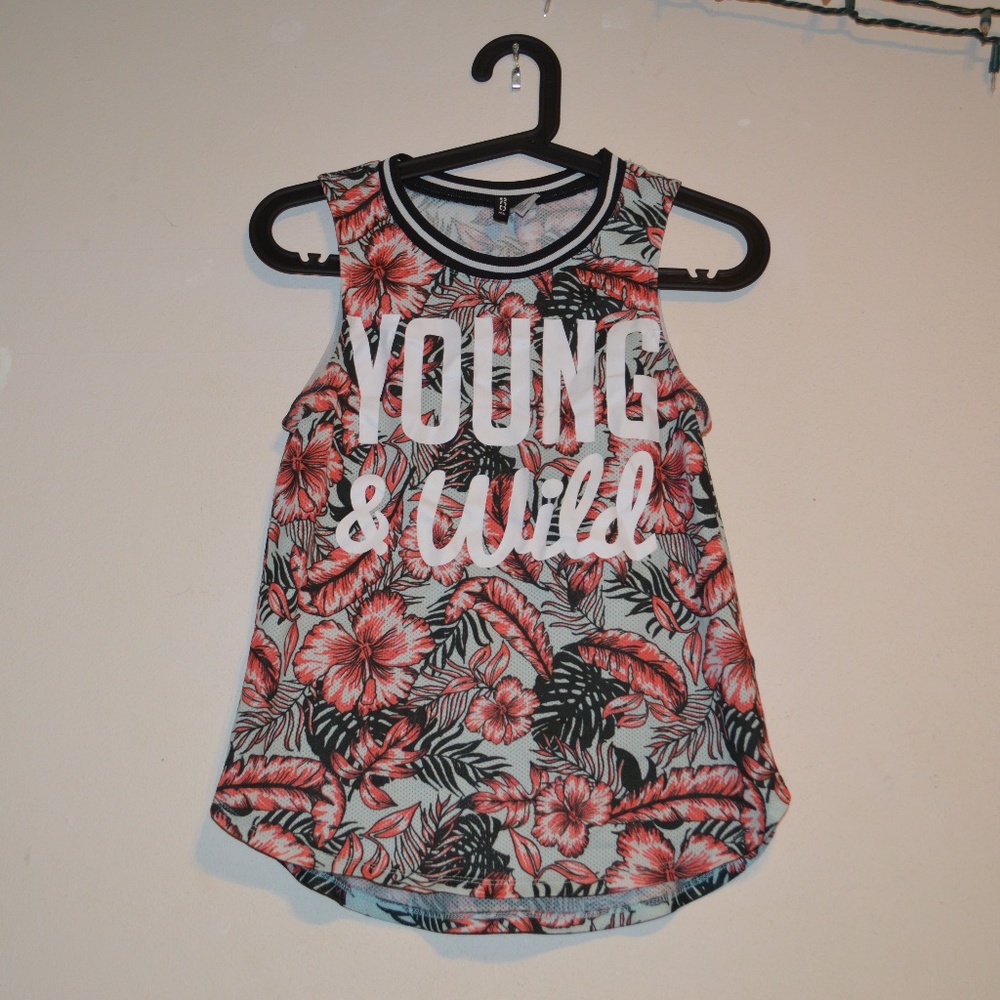 ! Divided | XS | mesh hawaiian tank